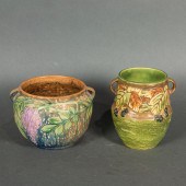 (LOT OF 2) ROSEVILLE POTTERY W