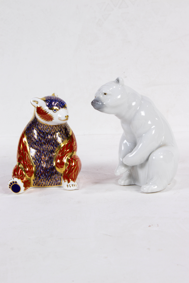 (LOT OF 2) ROYAL CROWN DERBY BONE