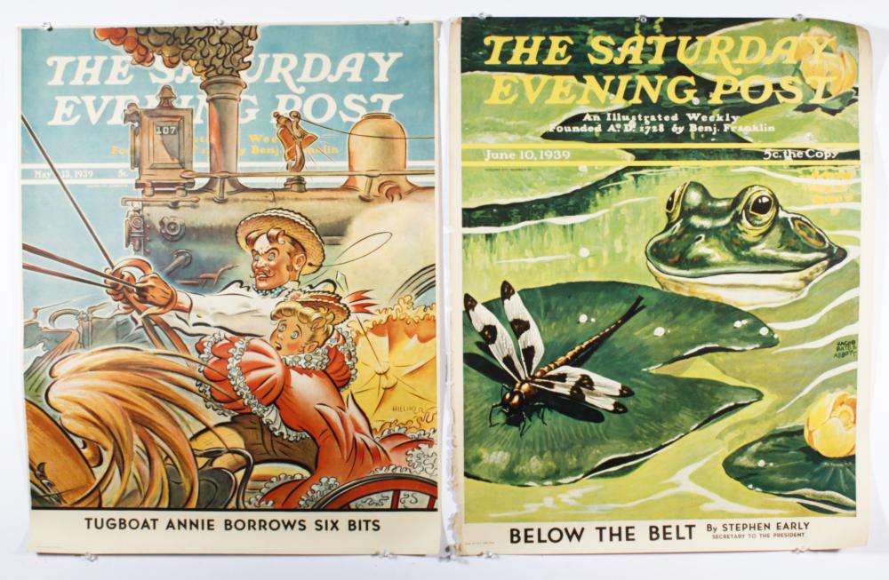 LOT OF 2 SATURDAY EVENING POST
