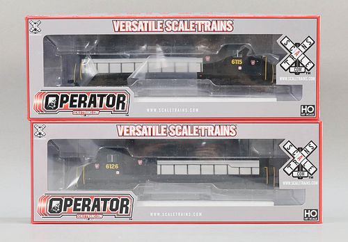LOT OF 2 SCALE TRAINS PA RR