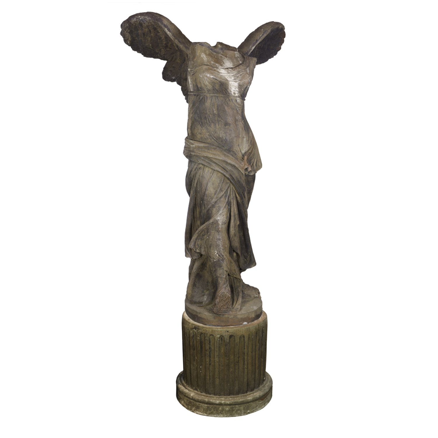 (LOT OF 2) SCULPTURE DEPICTING