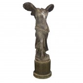 (LOT OF 2) SCULPTURE DEPICTING