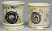 Lot of 2: Shaving Mugs. <br />