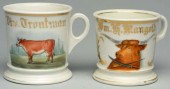 Lot of 2: Shaving Mugs. <br />