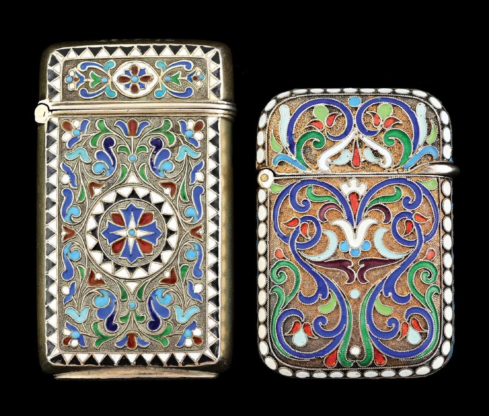LOT OF 2: SILVER & CLOISONN&#201;