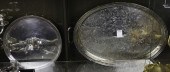 (LOT OF 2) SILVERPLATE TRAYS (