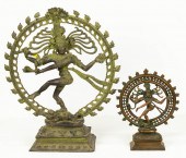 (LOT OF 2) SOUTH ASIAN BRONZE