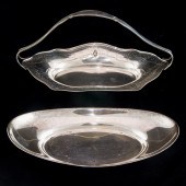 (LOT OF 2) STERLING BREAD TRAY