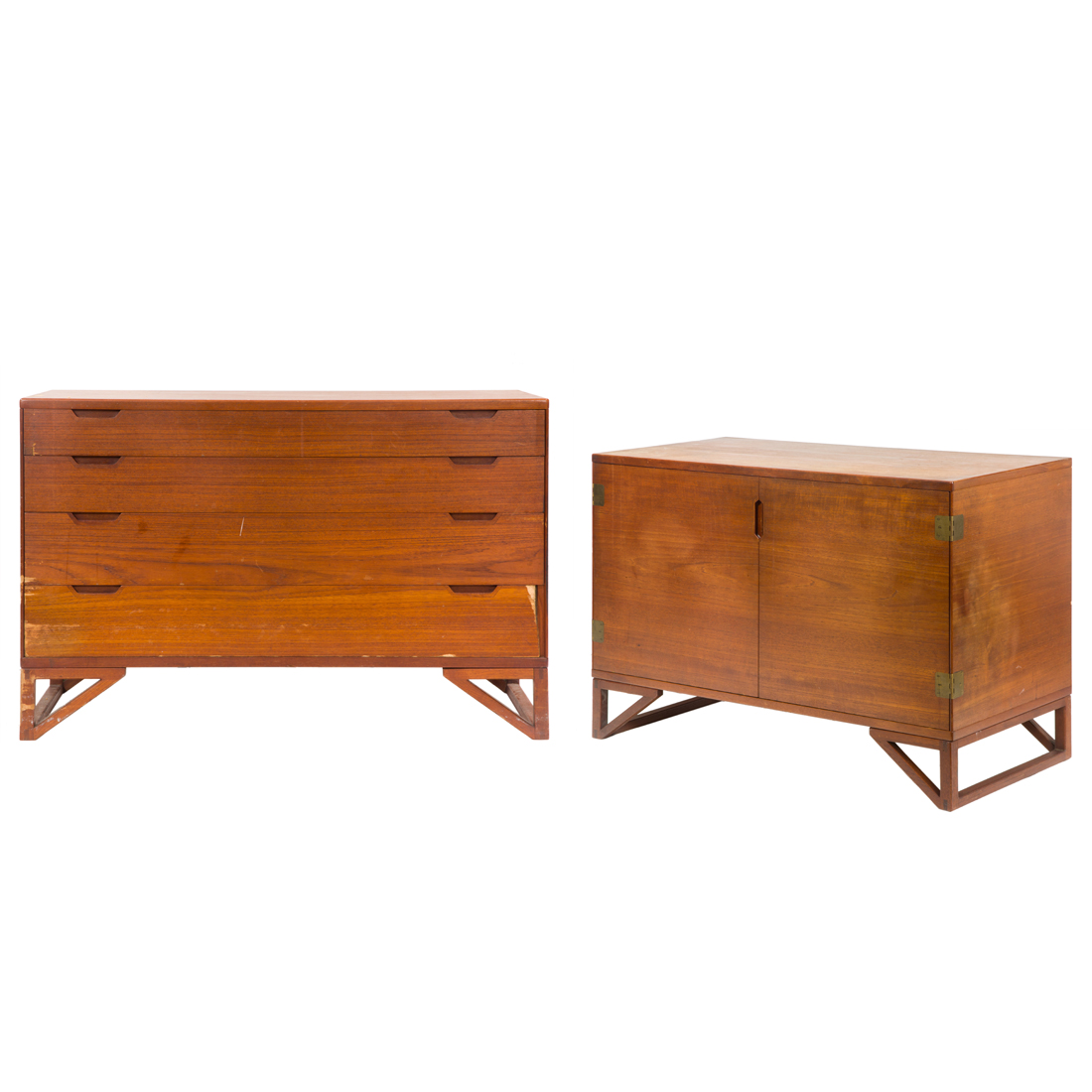 (LOT OF 2) SVEND LANGKILDE TEAK