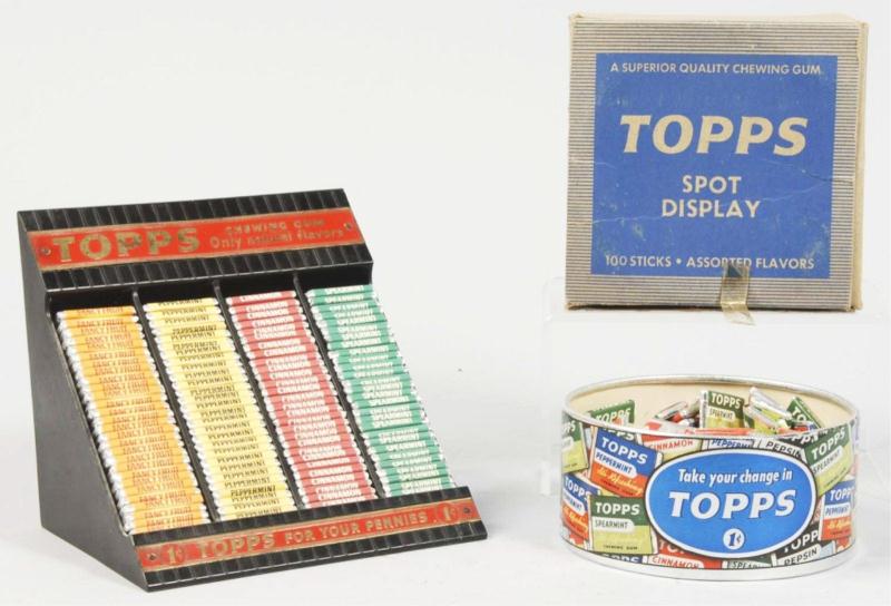 Lot of 2: Tin & Cardboard Topps Gum