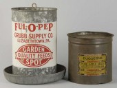 Lot of 2: Tin Advertising Piec