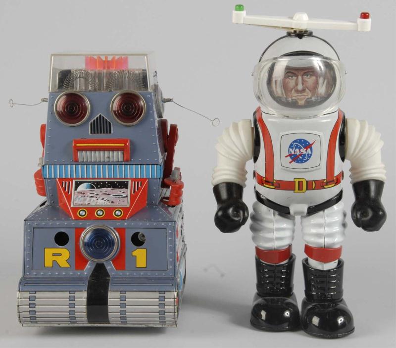 Lot of 2: Tin Battery-Operated