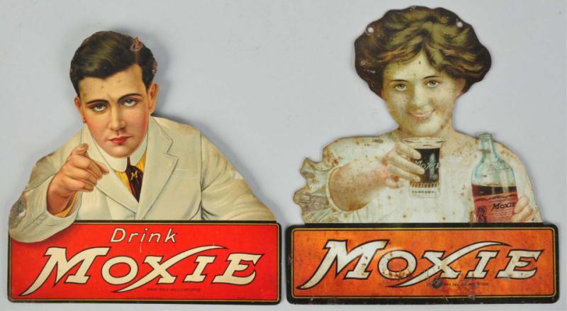 Lot of 2: Tin Cutout Moxie