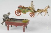 Lot of 2: Tin Litho Figural Pe