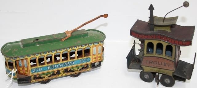 LOT OF 2 TIN LITHOGRAPH TOYS TO