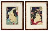 (LOT OF 2) TOYOHARA KUNICHIKA