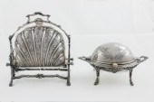 (LOT OF 2) VICTORIAN SILVER PL