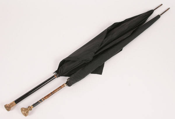 Lot of 2 Victorian umbrellas. One