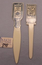 Lot of 2 vintage advertising l