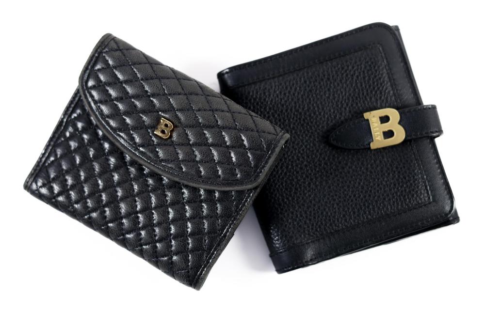 LOT OF 2: VTG. BALLY QUILTED