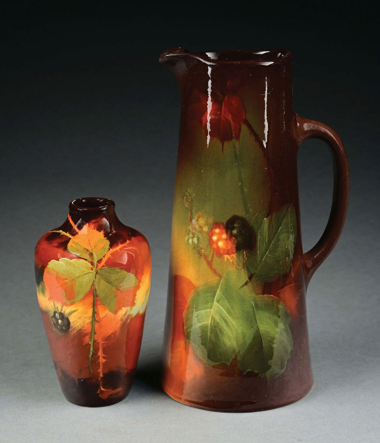 LOT OF 2: WELLER LOUWELSA POTTERY