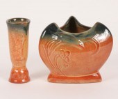 Lot of 2 Wis/Wisconsin Art Pot