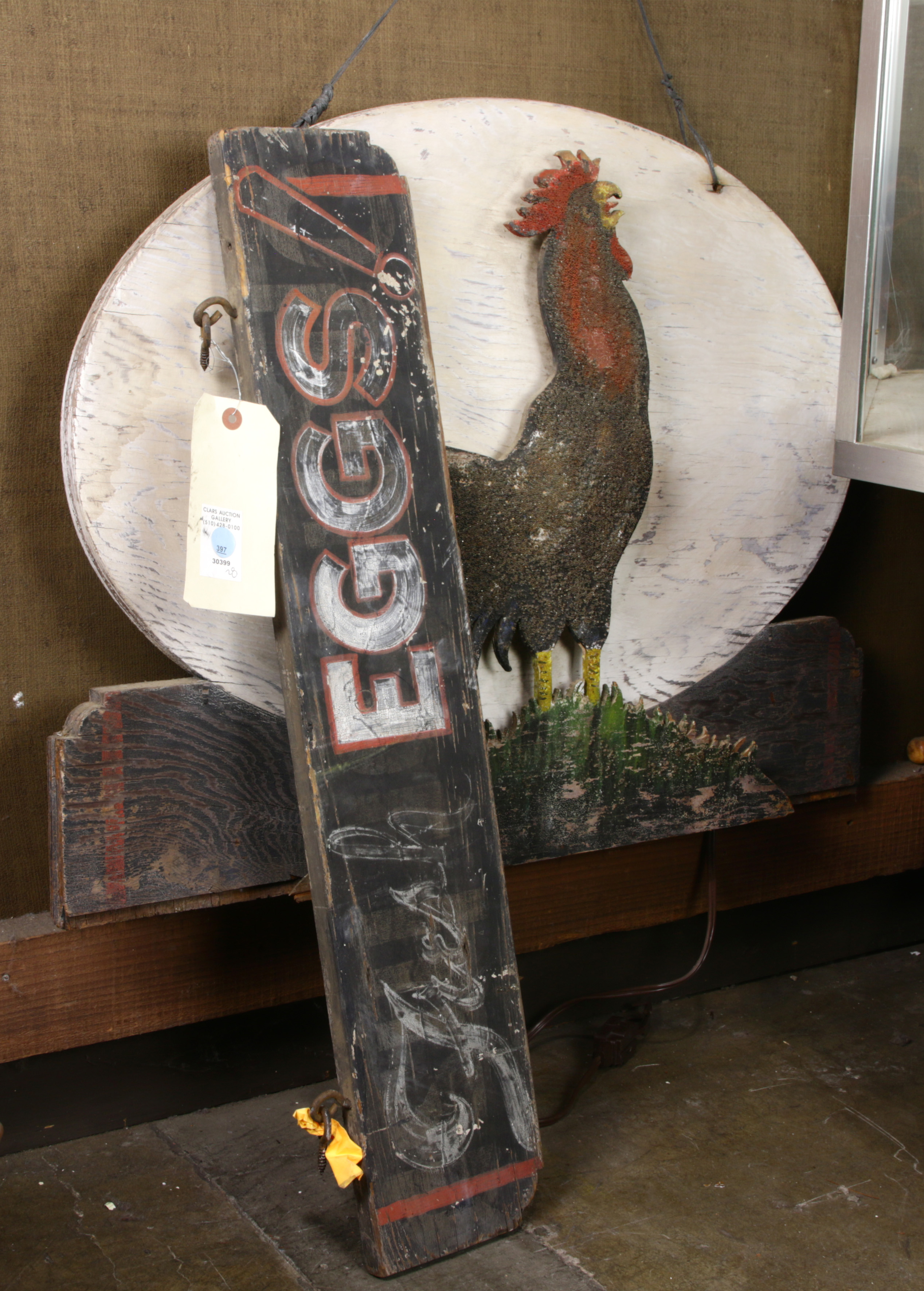 (LOT OF 2) WOODEN SIGNS (lot of