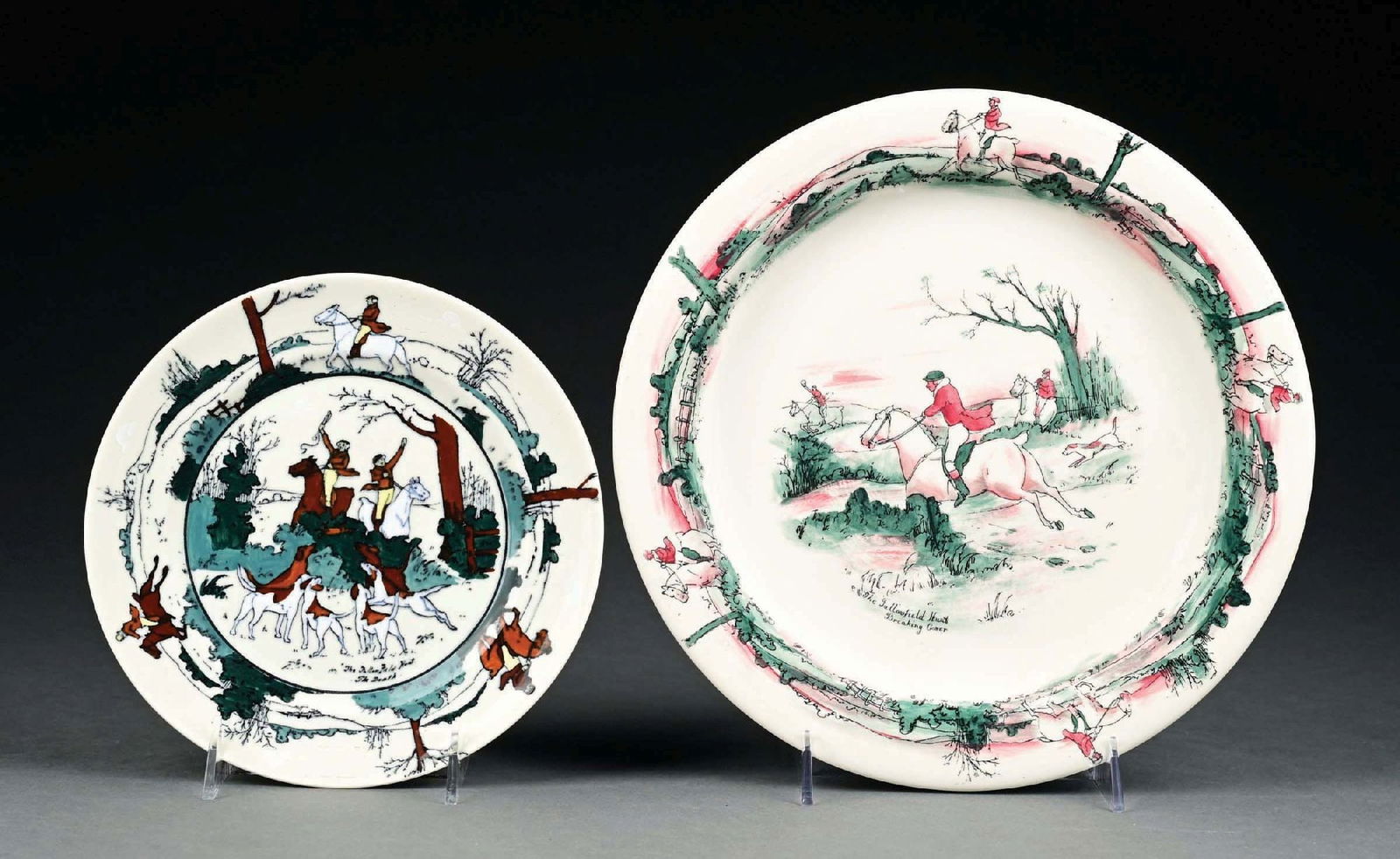 LOT OF 2: YE OLDE IVORY BUFFALO