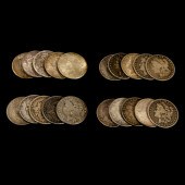 (LOT OF 20) MORGAN AND PEACE S