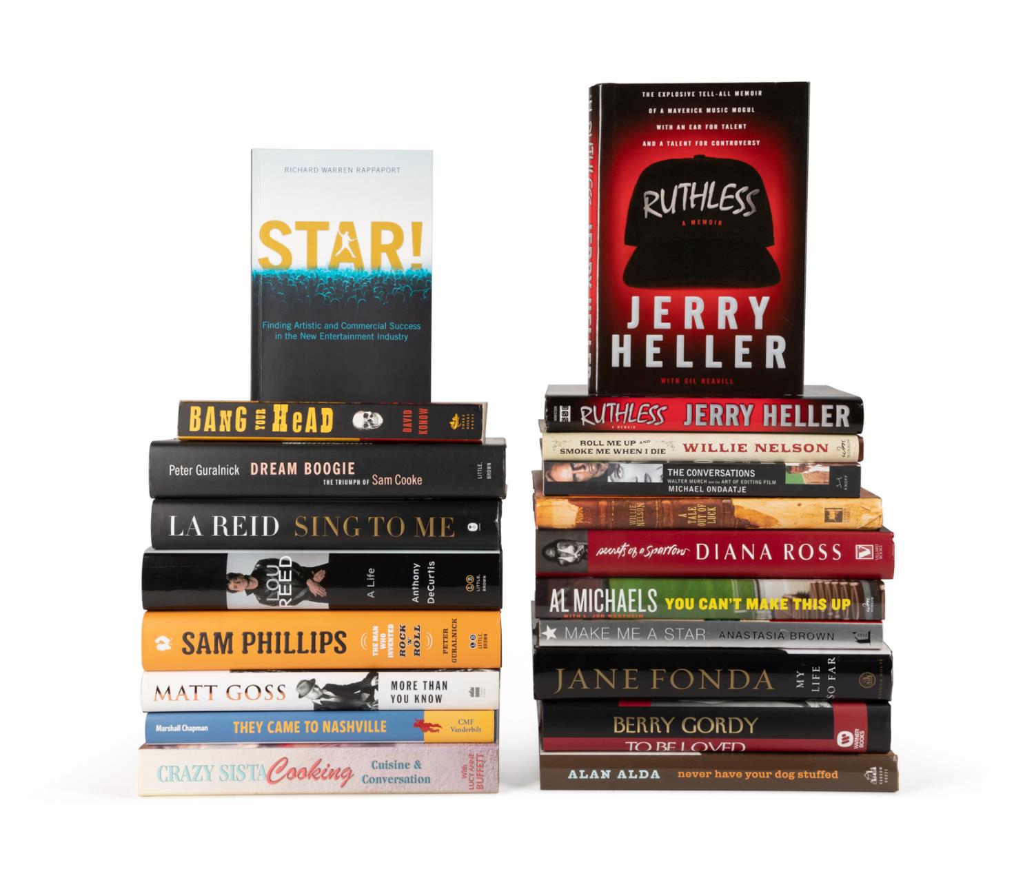 LOT OF 20 SIGNED BOOKS ON MUSIC AND
