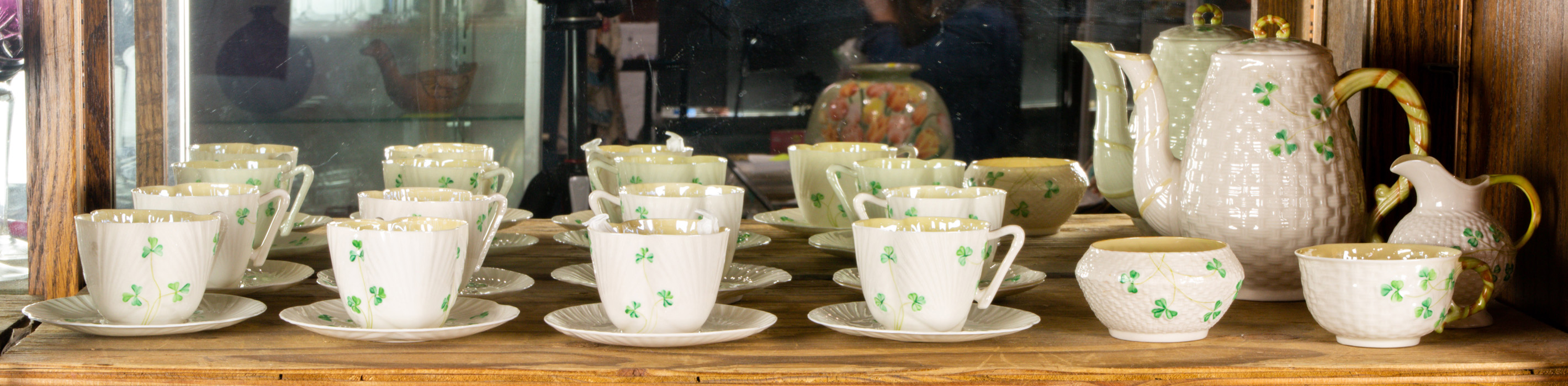 (LOT OF 21) BELLEEK ASSEMBLED