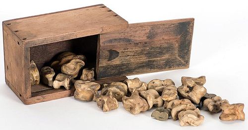 LOT OF 21 DIVINATION BONE