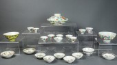 (LOT OF 22) CHINESE FAMILLE RO