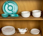 (LOT OF 22) TWO SHELVES OF FIE