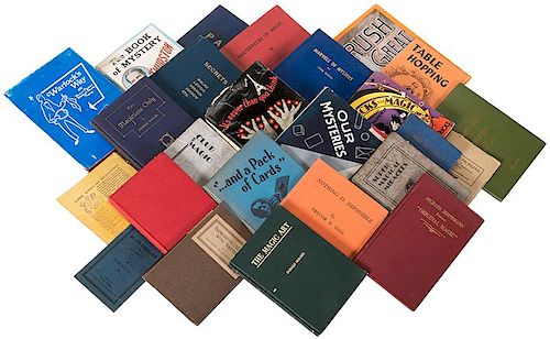LOT OF 22 VINTAGE CONJURING BOOKS