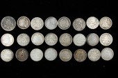 (LOT OF 24) SEATED LIBERTY HAL