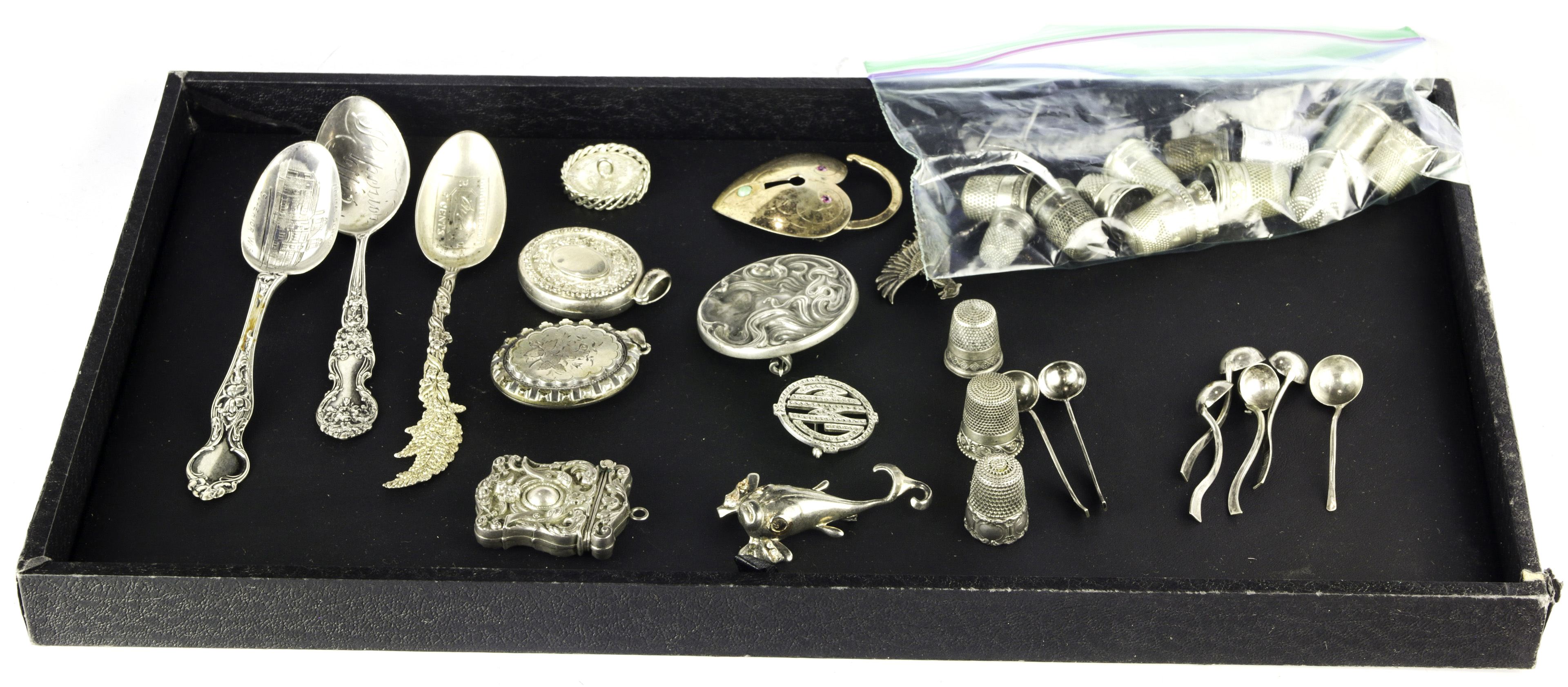 (LOT OF 24) STERLING SPOONS,