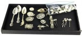 (LOT OF 24) STERLING SPOONS, J