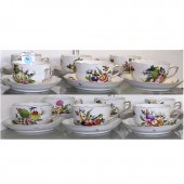 (LOT OF 24) TWELVE HEREND FRUI
