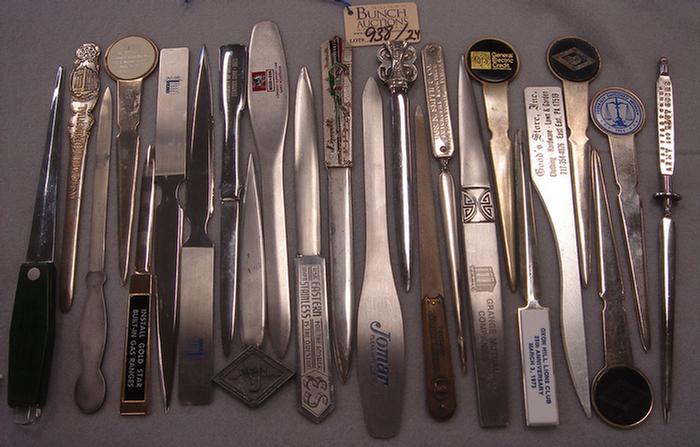 Lot of 24 vintage metal advertising