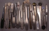 Lot of 24 vintage metal advert