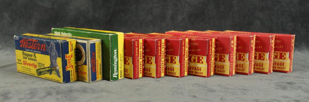 LOT OF 250-3000 SAVAGE CALIBER