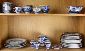 (LOT OF 27) CHINESE CANTON BLU