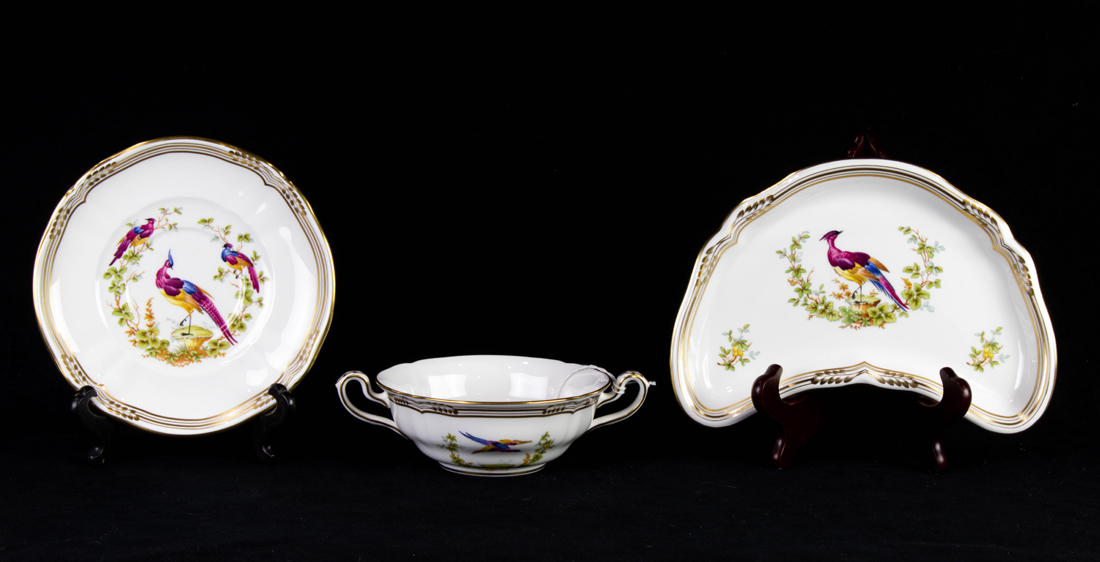 (LOT OF 28) SPODE PORCELAIN