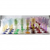 (LOT OF 28) VENETIAN BLOWN GLA