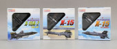 LOT OF 3 1/144 SCALE MODEL JET