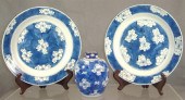 Lot of 3 19th c Chinese porcel