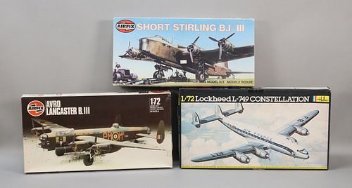LOT OF 3 - 2 AIRFIX MODEL PLANES