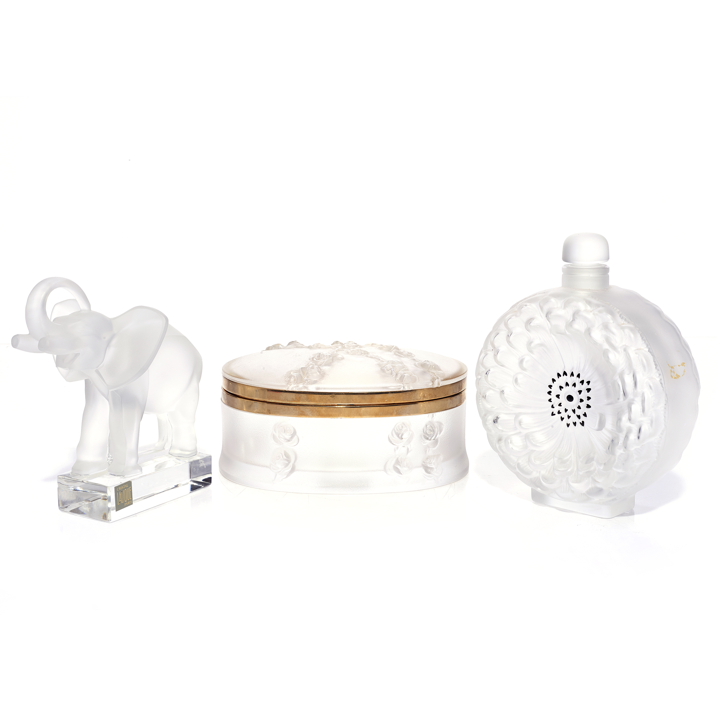 (LOT OF 3) A GROUP OF LALIQUE