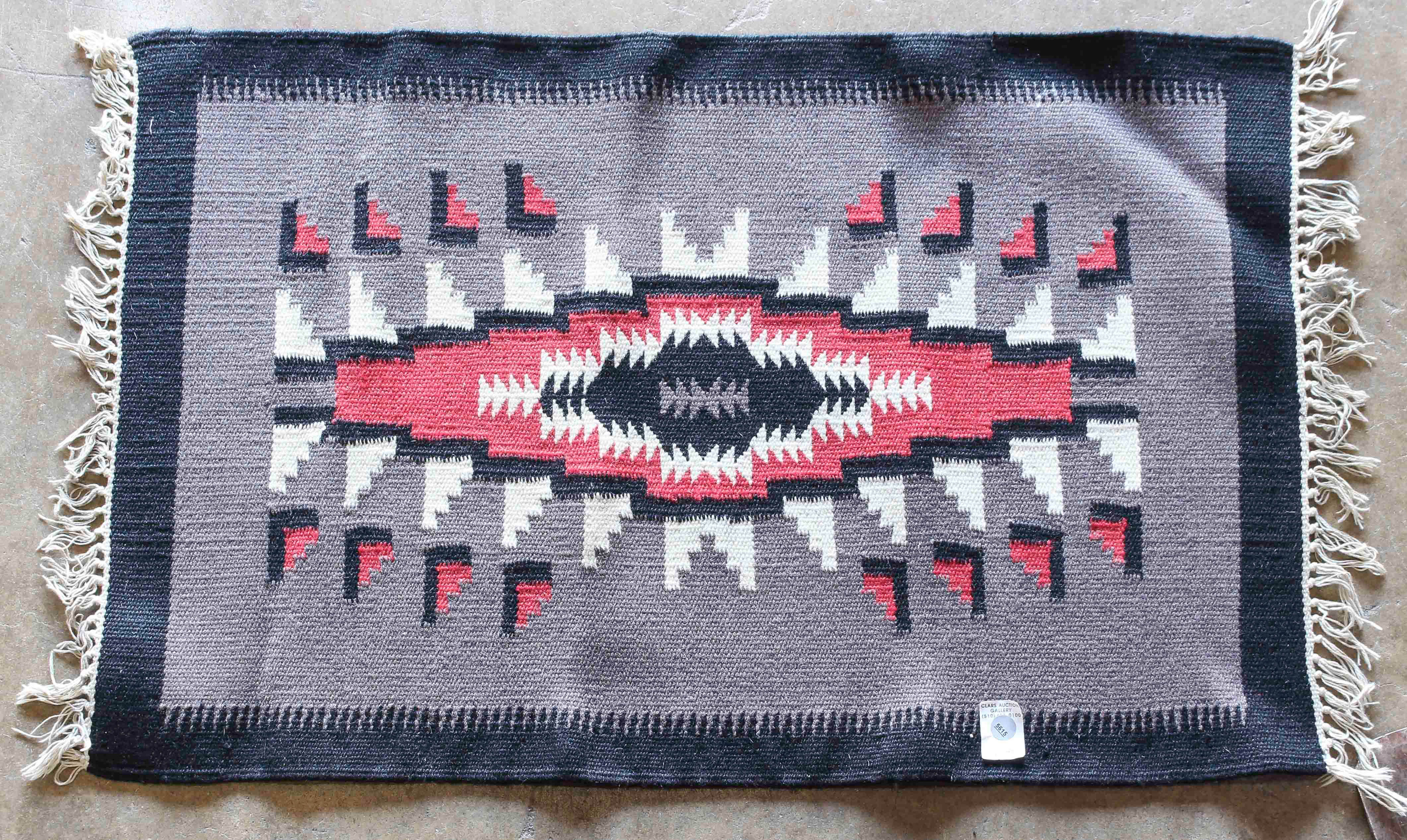 (LOT OF 3) A LARGE FLATWEAVE CARPET